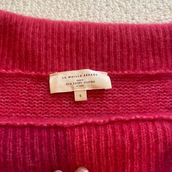 Sezane Aurore Jumper Pop Pink - Size S w/tag - Picture 1 of 7